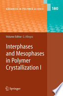 Interphases and Mesophases in Polymer Crystallization I [E-Book] /