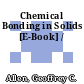 Chemical Bonding in Solids [E-Book] /