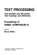 Text processing : text analysis and generation : text typology and attribution : proceedings of Nobel Symposium, Stockholm, August 11-15, 1980 /