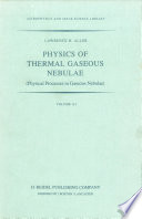 Physics of Thermal Gaseous Nebulae [E-Book] : Physical Processes in Gaseous Nebulae /