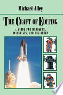 The craft of editing : a guide for managers, scientists, and engineers /