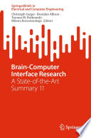 Brain-Computer Interface Research [E-Book] : A State-of-the-Art Summary 11 /