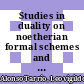 Studies in duality on noetherian formal schemes and non-noetherian ordinary schemes [E-Book] /