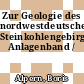 Zur Geologie des nordwestdeutschen Steinkohlengebirges. Anlagenband /