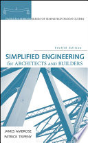 Simplified engineering for architects and builders [E-Book] /