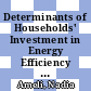 Determinants of Households' Investment in Energy Efficiency and Renewables [E-Book]: Evidence from the OECD Survey on Household Environmental Behaviour and Attitudes /