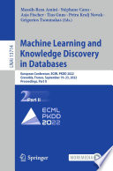 Machine Learning and Knowledge Discovery in Databases [E-Book] : European Conference, ECML PKDD 2022, Grenoble, France, September 19-23, 2022, Proceedings, Part II /
