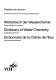 Wörterbuch der Wasserchemie = Dictionary of water chemistry =  Dictionnaire de la chimie de l' eau : deutsch, englisch, französisch /