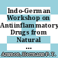 Indo-German Workshop on Antiinflammatory Drugs from Natural Sources : Jammui Tawi, 10 - 11th April 1995 /