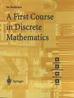 A first course in discrete mathematics /