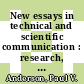 New essays in technical and scientific communication : research, theory, practice [E-Book] /