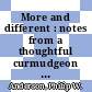 More and different : notes from a thoughtful curmudgeon [E-Book] /