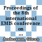 Proceedings of the 8th international EMIS conference on low energy ion accelerators and mass separators, Skövde, 12.-15. June 1973 /