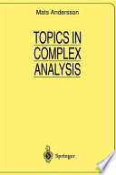 Topics in complex analysis /