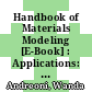 Handbook of Materials Modeling [E-Book] : Applications: Current and Emerging Materials /