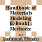 Handbook of Materials Modeling [E-Book] : Methods: Theory and Modeling /
