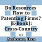 Do Resources Flow to Patenting Firms? [E-Book]: Cross-Country Evidence from Firm Level Data /