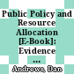Public Policy and Resource Allocation [E-Book]: Evidence from Firms in OECD Countries /