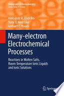 Many-electron Electrochemical Processes [E-Book] : Reactions in Molten Salts, Room-Temperature Ionic Liquids and Ionic Solutions /