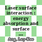 Laser surface interaction : energy absorption and surface structures /
