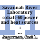 Savannah River Laboratory cobalt-60 power and heat sources : quarterly progress report, april - june 1970 : [E-Book]