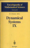 Dynamical systems. 9. Dynamical systems with hyperbolic behaviour /