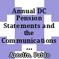 Annual DC Pension Statements and the Communications Challenge [E-Book] /