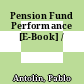 Pension Fund Performance [E-Book] /