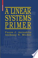 A Linear Systems Primer [E-Book] /