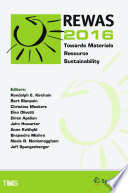 Rewas 2016 [E-Book] : Towards Materials Resource Sustainability /