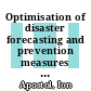 Optimisation of disaster forecasting and prevention measures in the context of human and social dynamics [E-Book]/