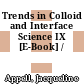Trends in Colloid and Interface Science IX [E-Book] /