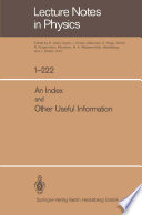 An Index and Other Useful Information [E-Book] /