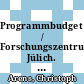 Programmbudget / Forschungszentrum Jülich. 1994 : Planperiode 1993 - 1997 /
