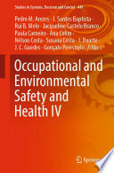 Occupational and Environmental Safety and Health IV [E-Book] /