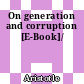 On generation and corruption [E-Book]/