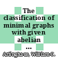 The classification of minimal graphs with given abelian automorphism group [E-Book] /