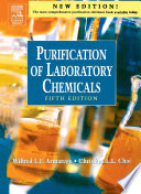 Purification of laboratory chemicals [E-Book] /
