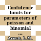 Confidence limits for parameters of poisson and binomial distributions : [E-Book]