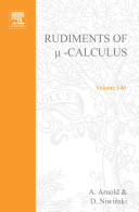 Rudiments of [mu]-calculus [E-Book] /