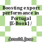 Boosting export performance in Portugal [E-Book] /