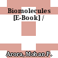 Biomolecules [E-Book] /