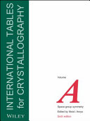 International tables for crystallography. A. Space group symmetry [E-Book] /