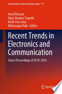 Recent Trends in Electronics and Communication [E-Book] : Select Proceedings of VCAS 2020 /
