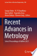 Recent Advances in Metrology [E-Book] : Select Proceedings of AdMet 2021 /