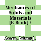 Mechanics of Solids and Materials [E-Book] /