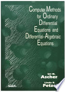 Computer methods for ordinary differential equations and differential-algebraic equations /