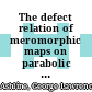 The defect relation of meromorphic maps on parabolic manifolds [E-Book] /