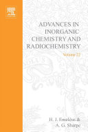 Advances in inorganic chemistry and radiochemistry. 22 /