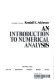 An Introduction to numerical analysis /
